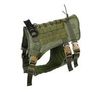 VILLCASE Arnés Táctico para Perros Grandes Resistente y Duradero Chaleco de Trabajo para Pastor Alemán y Perros de Servicio con Diseño Reforzado y Fácil Manejo