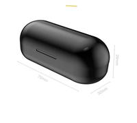 VILLCASE Auriculares Inalámbricos Binaurales Estéreo con Reducción de Ruido y Diseño Auriculares Deportivos Prácticos Negro