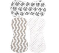 VILLCASE Baberos Pequeños Estilo Unisex de Algodón Reutilizables Conjunto de 3 para Comer y Diseño Moderno Hora Comida Varios estilos Hora Comer Varios estilos