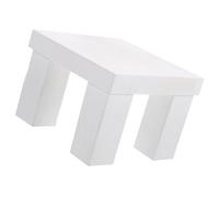 VILLCASE Banca de Madera Miniatura para Fotografía Accesorio Decorativo de Madera Natural Pequeño para Estudio y Decoración