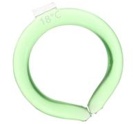 VILLCASE Banda Refrescante Cuello Reutilizable de Gel, Envoltura Fría Verde Ligera y Transpirable para Aliviar el Calor Fatiga en Climas Cálidos, Paquete de Hielo Portátil para Terapia