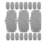 VILLCASE Banda Sudor Desmontable para Casco de Seguridad, Reutilizable, Absorbente y Transpirable, Gris, 24 Unidades, Compatible Cascos de Construcción para Trabajo y Protección Personal