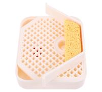 VILLCASE Bandeja de Molienda Húmeda para Vidrio y Cerámica Instalación Rápida y Diseño Ergonómico de Plástico para Taller de Fabricación de Joyas