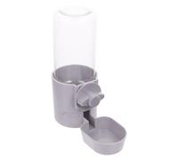 VILLCASE Bebedero Automático Colgante para Mascotas Gris Dispensador de Agua para Perros y Gatos Botella de Agua Compacta y Duradera Adecuado en Jaulas