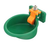 VILLCASE Bebedero Automático para Ganado Resistente al Cuenco de Agua con Flotante Diseño Antisalpicaduras para Vacas Ovejas Cerdos y Caballos Dispensador Práctico y Duradero