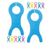 VILLCASE Bobina de Hilo para Tejer en Forma de Pez Tejido, 25 Piezas (5 Colores, 5 Unidades Cada Uno), Portahilos de Bobina DIY para Crochet y Manualidades, Organizador Compacto