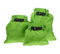 VILLCASE Bolsa Seca de Nylon Duradero 3 Piezas Máxima Compresión para Camping y Navegación, Capacidad 1.5l, 2.5l y 3.5l Color Verde