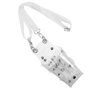 VILLCASE Bolsa Transparente para Tijeras de Peluquería con Gran Capacidad y Diseño Espacioso, Material Plástico y Poliéster, Adecuado para Uso Profesional y Cuidado Personal