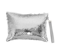 VILLCASE Bolso de Mano Vintage para Mujer con Lentejuelas Brillantes en Color Plata, Tamaño Práctico que Cabe lo Esencial, Adecuado para Cenas y Fiestas Elegantes