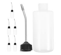 VILLCASE Botella Dispensadora de Plástico Resistente para Máquina de Coser de 120 Ml con Boquilla Larga y Aplicación Versátil para Uso Industrial y Doméstico Reutilizable