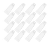VILLCASE Botellas Rellenable para Loción y Crema 5 Ml 100 Unidades Tapa Roscada, Tubos Flexibles de Plástico Mate Antideslizante para Viaje, Envases Cosméticos Portátiles Resistentes