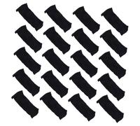 VILLCASE Braguitas Desechables de Algodón Puro Negras Malla Transpirable Tamaño Único para Maternidad 20 Unidades Ideales para Cuidado Posparto Spa y Viajes