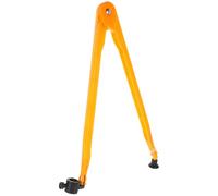 VILLCASE Brújula de Plástico Grande para Enseñanza Matemática Marcador de Tiza Herramienta Didáctica para Dibujo Geométrico en Pizarra Útil para Demostraciones Escolares