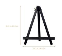 VILLCASE Caballete de Escritorio Trípode de Madera para 24x18 Cm Soporte para Lienzo y Teléfono Móvil Color Negro Mini Caballete para Pintar y Manualidades Color Aleatorio