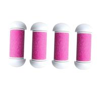 VILLCASE Cabezales de de Repuesto para Herramienta Eléctrica de Cuidado Pies 4 Piezas Color Rosa Resistentes al Agua para Exfoliar y Eliminar Piel Muerta Accesorios para Dispositivo