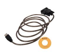VILLCASE Cable USB Serial Adaptador Com Industrial Estable para Ordenadores y Impresoras Plug Play sin Controladores Doble y Protección Antiinterferencias