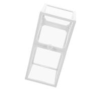 VILLCASE Caja de Lápices Transparente con Tapa para Oficina y Escuela Organizador de Escritorio Moderno de Plástico Espacio de Almacenamiento y Protección para Lápices y Bolígrafos