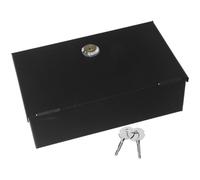 VILLCASE Caja Protectora Caja Sola Gang Enchufe Cerradura Antirrobo para de Hierro Negro, Resistente al Agua Uso en Oficinas y Hoteles