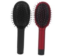 VILLCASE Caja Secreta para Peines 2 Unidades Rojo y Negro Pequeño Contenedor Multiusos para Guardar Dinero y Joyas Estuche Portátil y Discreto para Cepillo Cabello Desenredante