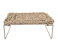 VILLCASE Cama para Reptiles de Malla Tejida Estructura de Hierro 28,5x20 Cm, Tumbona Transpirable para Lagartos Barbados y Lagartos, Accesorio para Terrario y Hábitat de Animales Pequeños