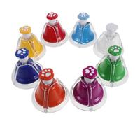 VILLCASE Campanillas de Metal en Forma de Pata de Gato 8 Tonos, Diseño Adorable y Bordes Redondeados, Fácil de Tocar Fiestas Familiares y Juegos Musicales