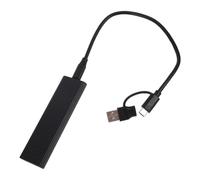 VILLCASE Carcasa para Ssd Nvme Adaptador USB Lector Externo Nvme USB Compatible Uasp Trim para Disco Duro De Estado Sólido Carcasa Estado Sólido para Uso Portátil y Transferencia De