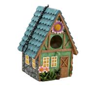 VILLCASE Casa para Pájaros de Resistente al Viento y Lluvia Nido Cálido de Invierno para Exteriores Decoración Creativa para Jardín y Terraza Adorno Colgante para Aves Artesanía Única