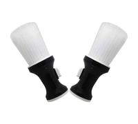 VILLCASE Cepillo Cuello de Barbero 2 Piezas con Cerdas Ultrasuaves para Eliminación de Vello Limpieza Profesional Post Corte Herramienta para Peluquería y Uso Doméstico