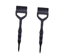 VILLCASE Cepillos de Nylon para Teñir el Cabello 2 Piezas Tamaño Grande Negro Peine Práctico Peluquería Profesional para Salón y Uso Doméstico