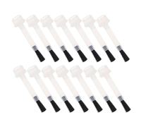 VILLCASE Cepillos de Repuesto para Esmalte de Uñas en Gel 11x45mm, 10 Unidades, Pinceles Líquidos para Botella Pequeña, Accesorios para Arte de Uñas Profesional y DIY