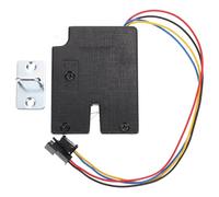 VILLCASE Cerradura Eléctrica Oculta de Titanio para Gabinete Negro Dc12v, Cerradura Electrónica para Puertas de Armario y Cajón, Pestillo Invisible para Seguridad en Taquillas y Muebles