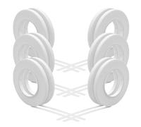 VILLCASE Cinta Adhesiva para Pestañas Microporos para Extensiones, 10 Rollos por Bolsa, Separa Pestañas Superiores E Inferiores, sin Tejido, Paquete de 3 Bolsas
