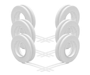 VILLCASE Cinta Adhesiva para Pestañas Microporos para Extensiones, 10 Rollos por Bolsa, Separa Pestañas Superiores E Inferiores, sin Tejido, Paquete de 3 Bolsas