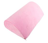 VILLCASE Cojín Reposapiés de Espuma Viscoelástica Ergonómico Asas, Forma de Lágrima y Ala, Antideslizante, Desmontable, Color Rosa, Accesorio para Escritorio y Oficina, Adecuado
