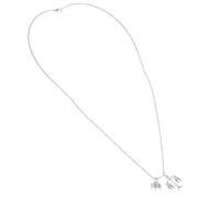 VILLCASE Collar Colgante Balanza Justicia Único de Acero Inoxidable, Accesorio de Moda para Mujer, Decoración de Cuello para Regalos y Ocasiones Obsequios, Diseño Patrón de Libros, Tamaño