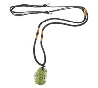 VILLCASE Collar Colgante Irregular Artesanal de Meteorito Natural, Joyería Delicada de Piedra Única para Mujer, Accesorio Exclusivo para Uso Diario y Eventos, Colgante 5.1-10 G