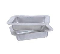 VILLCASE Conector de Bajante de Aluminio para Canalones de Lluvia 100X80 MM Salida de Drenaje Resistente Intemperie Accesorio para Sistemas de Canaletas 2 Piezas