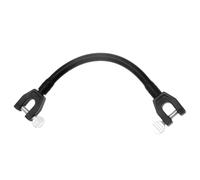 VILLCASE Conector de Punta de Esquí para Principiantes Sujeta Skis de Látex Negro y Área de Sujeción Ancha, Fácil de Usar para Entrenamiento y Formación de Cuña