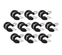VILLCASE Conectores Televisión Por Cable Cable de Cable Clips Pinza de: 10Pcs Tubería de Alimentación Strips 10Mm Soportes De Tubería Linternas De Halloween