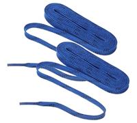 VILLCASE Cordones al para y Patines de Encerados Hockey Zapatos Azul, Resistentes Desgaste, de Poliéster y Algodón, Reemplazo Adecuado sobre Deportivos para Deportes Hielo