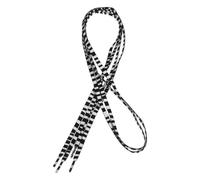VILLCASE Cordones Planos de Repuesto para Zapatillas Deportivas y Calzado Casual 120 CM Estampado de Cebra Blanco y Negro Fabricados Poliéster y Elastano Resistentes y Elásticos