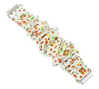 VILLCASE Correa de Repuesto para Reloj con Estampado Floral de Pulsera Elástica de Scrunchie Compatible con Watch Active Accesorio de Moda para Mujeres