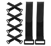 VILLCASE Correas de Amarre con Hebilla Ajustable para Gestión de Cables 25 de Alta Resistencia de Nylon y Poliéster Reutilizables y Viajes