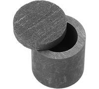 VILLCASE Crisol de Grafito de Alta Pureza Tapa, Tamaño 35x35 Mm, Resistente a Altas Temperaturas para Fundición de Metales, Horno de Fusión y Kit de Soldadura por Fusión, Adecuado