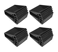 VILLCASE Cubierta Protectora de Pies de Escalera de 4 Piezas Cubiertas de Patas de Escalera en Forma de Abanico Cubiertas de Pies de Escalera para Trabajadores de Uso Doméstico en El Sitio