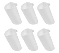 VILLCASE Cubos Colgantes de Plástico Resistentes para Carrito de 6 Piezas, Organizador Colgante para Salón y Almacenamiento Portátil