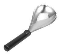 VILLCASE Cuchara Descorazonadora de Calabaza Accesorio de Cocina de Acero Inoxidable Manual Negro para Extraer Núcleos y Separar Pulpa Fácilmente