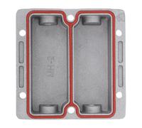 VILLCASE Culata de Compresor de Aire de Aluminio para Aire Comprimido Silencioso Reemplazo para Motores Accesorio para Compresores de Pistón con Refrigeración y Durabilidad