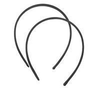 VILLCASE Diademas Vintage de Terciopelo Negro Gruesas para Mujer y Niña, Diseño Cómodo y Elegante, Paquete de 2 Piezas para Fiestas y Uso Diario