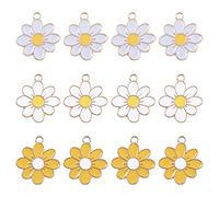 VILLCASE Dije De Aleación Diy Colgante De Flor Joyas De Crisantemo Dije Para Llavero Colgante Diseño De Flores